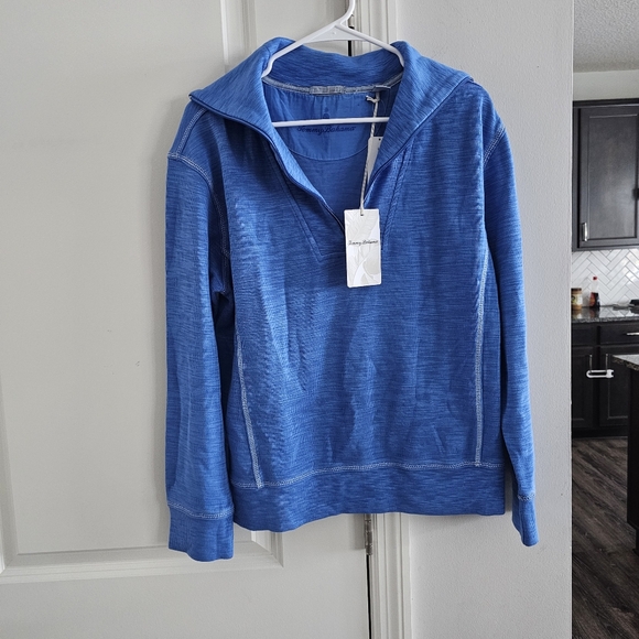 Tommy Bahama Tobago Bay Half Zip - Picture 5 of 9